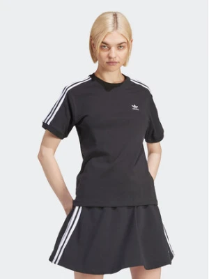 adidas T-Shirt 3-Stripes IU2420 Czarny Regular Fit