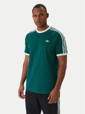 adidas T-Shirt 3-Stripes KE3534 Zielony Regular Fit
