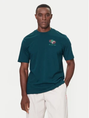 adidas T-Shirt 3-Stripes Lights Giftbox Graphic JN2498 Zielony Regular Fit