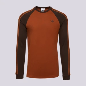 Adidas T-Shirt 3S Ls Tee pomarańczowy