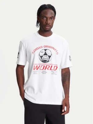 Zdjęcie produktu adidas T-Shirt 90s Football Graphic JX3065 Biały Regular Fit