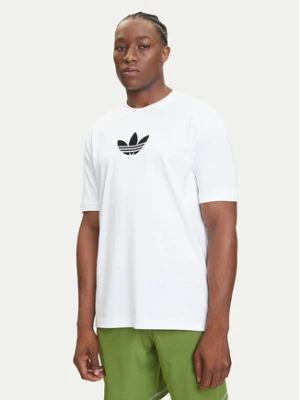 adidas T-Shirt adicolor 2000s Cali JX1515 Biały Loose Fit