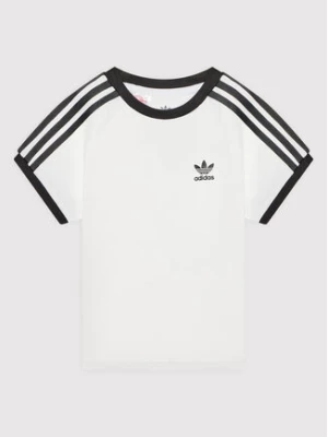 adidas T-Shirt Adicolor 3-Stripes H31181 Biały Regular Fit