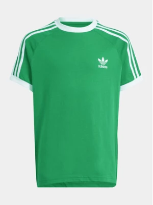 adidas T-Shirt adicolor 3-Stripes IN8406 Zielony Loose Fit