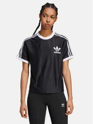 adidas T-Shirt adicolor 3-Stripes IX5505 Czarny Loose Fit