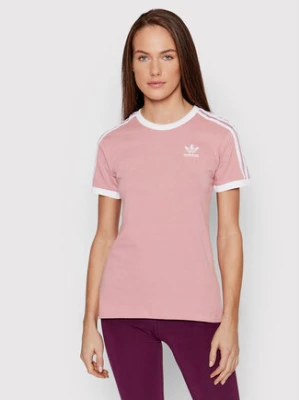 adidas T-Shirt adicolor Classics 3-Stripes HB9485 Różowy Regular Fit