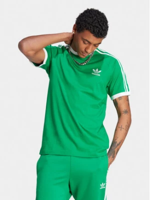 adidas T-Shirt adicolor Classics 3-Stripes IM0410 Zielony Slim Fit