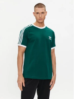 adidas T-Shirt adicolor Classics 3-Stripes IM9387 Zielony Slim Fit