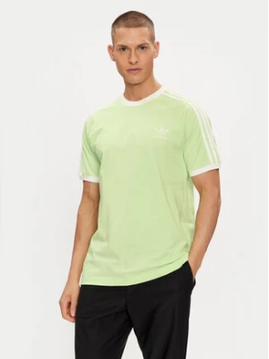 adidas T-Shirt adicolor Classics 3-Stripes IM9391 Zielony Slim Fit