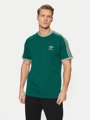 Zdjęcie produktu adidas T-Shirt adicolor Classics 3-Stripes JN7017 Zielony Slim Fit