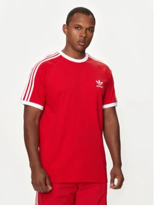 adidas T-Shirt Adicolor Classics 3-Stripes T-Shirt IA4852 Czerwony Regular Fit