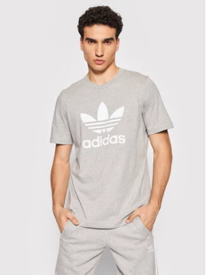 adidas T-Shirt adicolor Classics Trefoil H06643 Szary Regular Fit