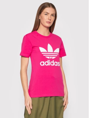 adidas T-Shirt adicolor Classics Trefoil HG3785 Różowy Regular Fit