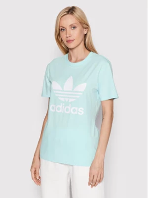 adidas T-Shirt adicolor Classics Trefoil HK9638 Niebieski Regular Fit