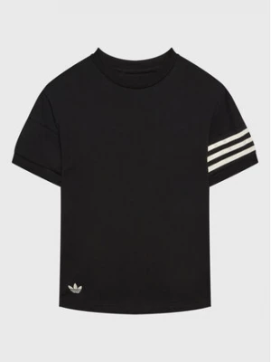 adidas T-Shirt adicolor HK9701 Czarny Loose Fit