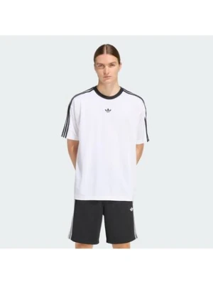 adidas T-Shirt adicolor Jacquard KD5829 Biały Loose Fit