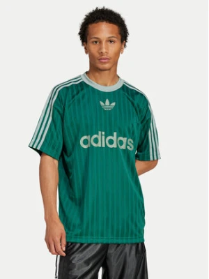 adidas T-Shirt adicolor JP1028 Zielony Loose Fit