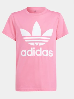 adidas T-Shirt adicolor Trefoil IN8445 Różowy Regular Fit