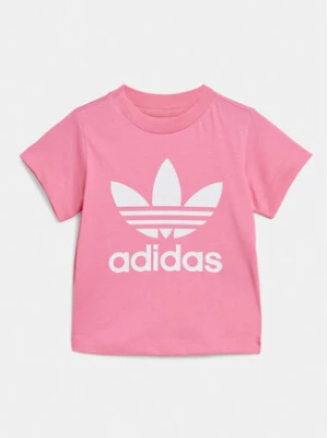 adidas T-Shirt adicolor Trefoil IR6801 Różowy Regular Fit