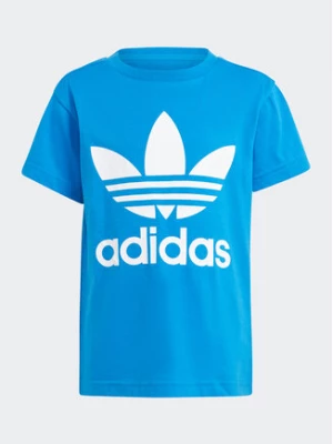 adidas T-Shirt adicolor Trefoil IR6885 Niebieski Regular Fit