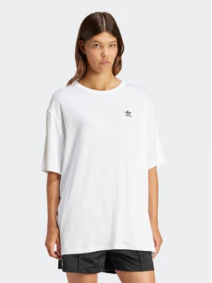 adidas T-Shirt adicolor Trefoil IR8064 Biały Loose Fit