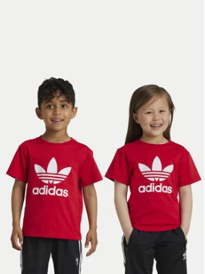 adidas T-Shirt adicolor Trefoil IY2387 Czerwony Regular Fit