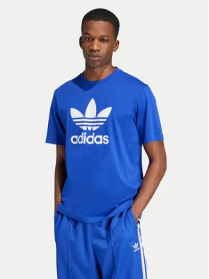 adidas T-Shirt adicolor Trefoil IZ3058 Niebieski Regular Fit