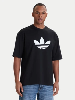 adidas T-Shirt adicolor Trefoil KD4091 Czarny Loose Fit