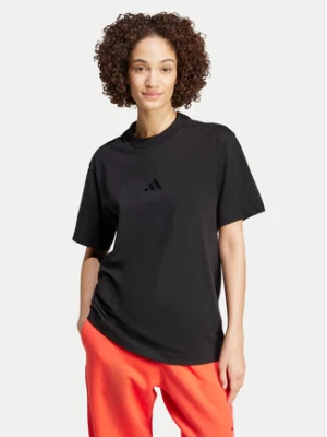 adidas T-Shirt ALL SZN IX3808 Czarny Loose Fit