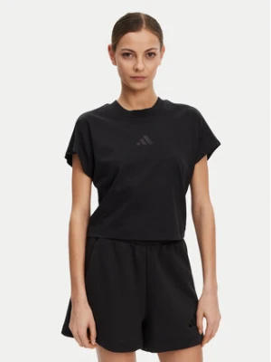 adidas T-Shirt ALL SZN JJ1235 Czarny Regular Fit