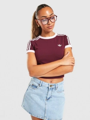 adidas T-Shirt Baby Tee bordowy