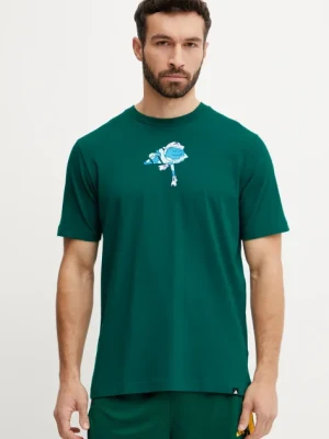 adidas t-shirt bawełniany 0 męski kolor zielony z nadrukiem JI6753