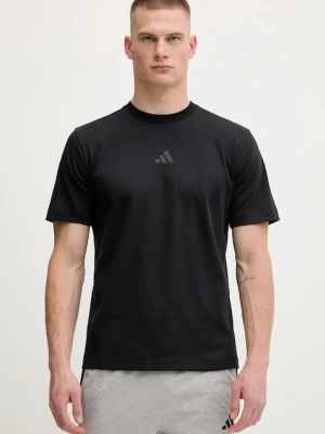 adidas t-shirt bawełniany City Escape męski kolor czarny z nadrukiem JF3254