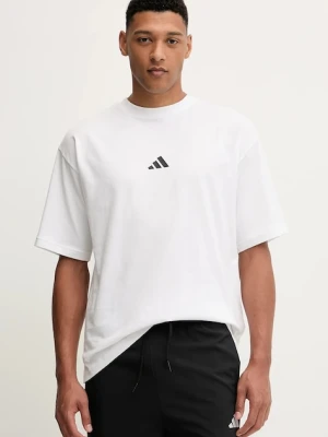 adidas t-shirt bawełniany Future Icons męski kolor biały z nadrukiem JC5339