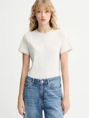 adidas t-shirt bawełniany Holiday 3-Stripes