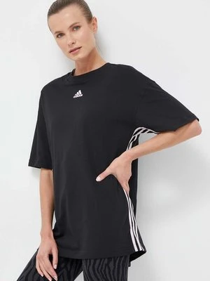 adidas t-shirt bawełniany kolor czarny