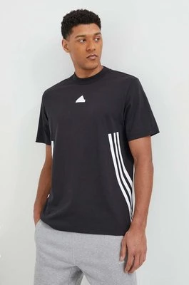 adidas t-shirt bawełniany męski kolor czarny z nadrukiem IR9166