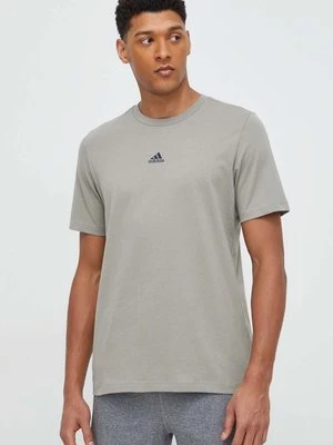 adidas t-shirt bawełniany TIRO TIRO męski kolor zielony z nadrukiem IS2872