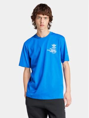 adidas T-Shirt BT IS0182 Niebieski Regular Fit