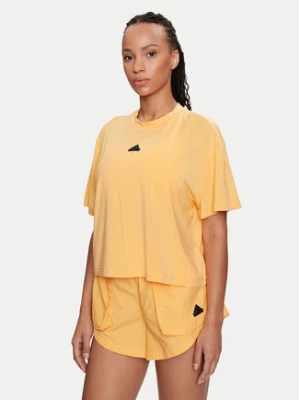 adidas T-Shirt City Escape IS0664 Żółty Loose Fit