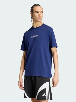 adidas T-Shirt Coffee Cafe Donut Bag KT9711 Niebieski Regular Fit