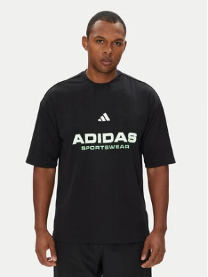 adidas T-Shirt Common Goal JM1752 Czarny Loose Fit
