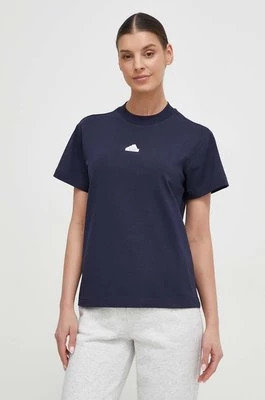 adidas t-shirt damski kolor granatowy IS4289