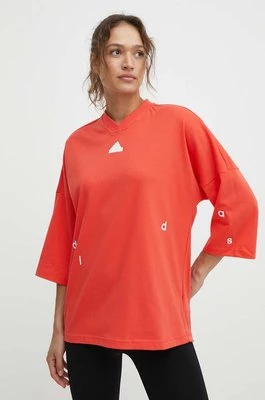 adidas t-shirt damski kolor pomarańczowy