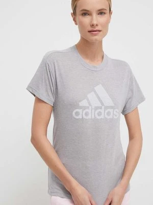 adidas t-shirt damski kolor szary IC0501