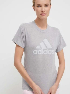 adidas t-shirt damski kolor szary IC0501