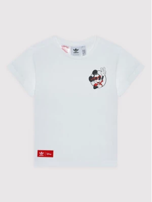adidas T-Shirt Disney Mickey And Friends HC1912 Biały Regular Fit