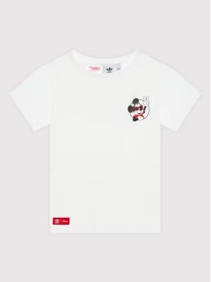 adidas T-Shirt Disney Mickey And Friends HF7576 Biały Regular Fit
