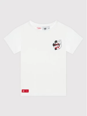 adidas T-Shirt Disney Mickey And Friends HF7576 Biały Regular Fit