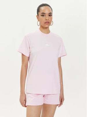 adidas T-Shirt Embroidered IS4288 Różowy Regular Fit